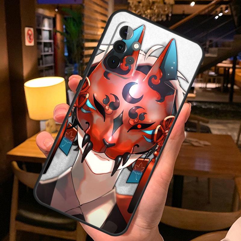 Китсунэ Лиса Японское Искусство Чехол для Телефона Для Samsung A51 A71 A50 A70 A13 A23 A33 A53 A12 A22 A32 A42 A52 A54 A34 A14 Обложка
