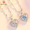 Новая корейская группа циркон в форме сердца модная подвеска женственное ожерелье любовь ключичная цепочка свадебные украшения