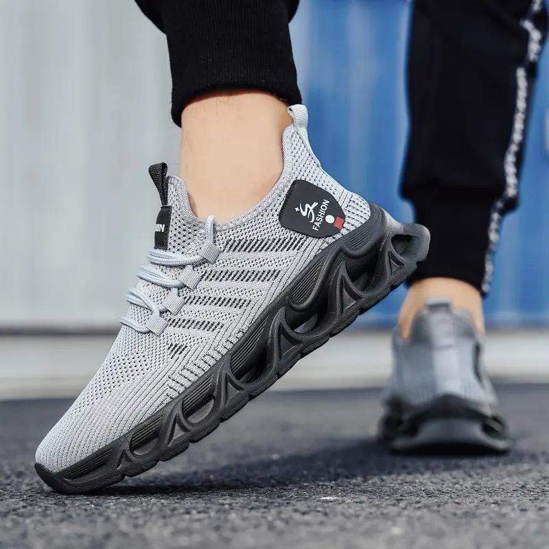 Men'S New Sneakers Platform Running Lightweight Outdoor Hiking Anti Slip Summer Fashion Trend Casual Tennis Sneakers Large Size