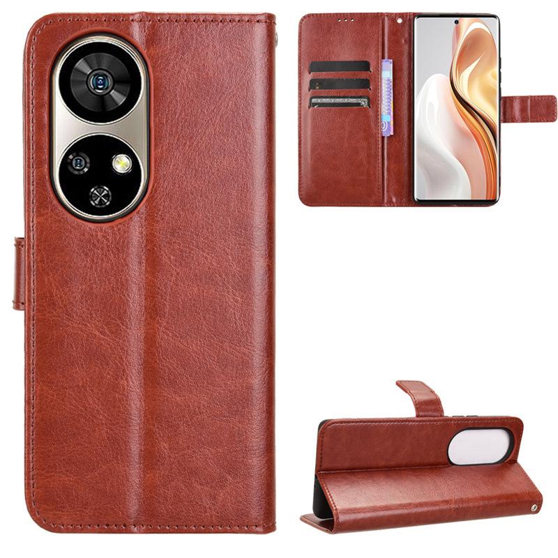 Flip Cover For Ulefone Note 17 Pro Leather Case [Flip Vintage Leather] Shockproof Durable Retro Phone Case