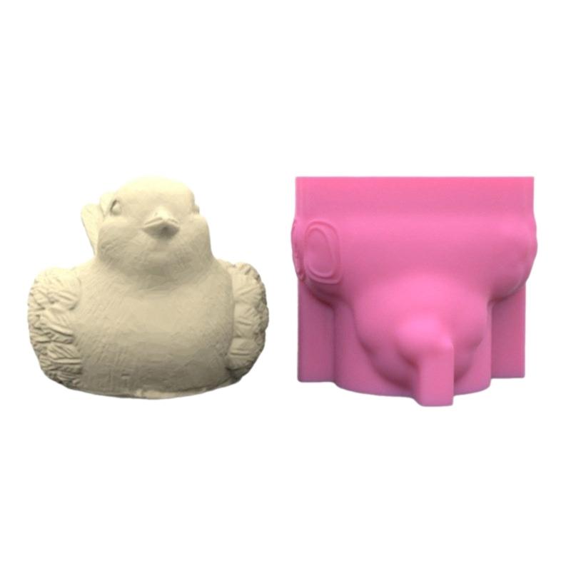 Silicone Candle Holder Moulds Bird Shaped Candle Cup Molds Candle Stand Moulds Perfect Gift for DIY Crafts Enthusiasts