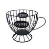 Coffee Storage Basket Practical Sturdy Iron Coffee Pod Holder Capsule Organizer for Home