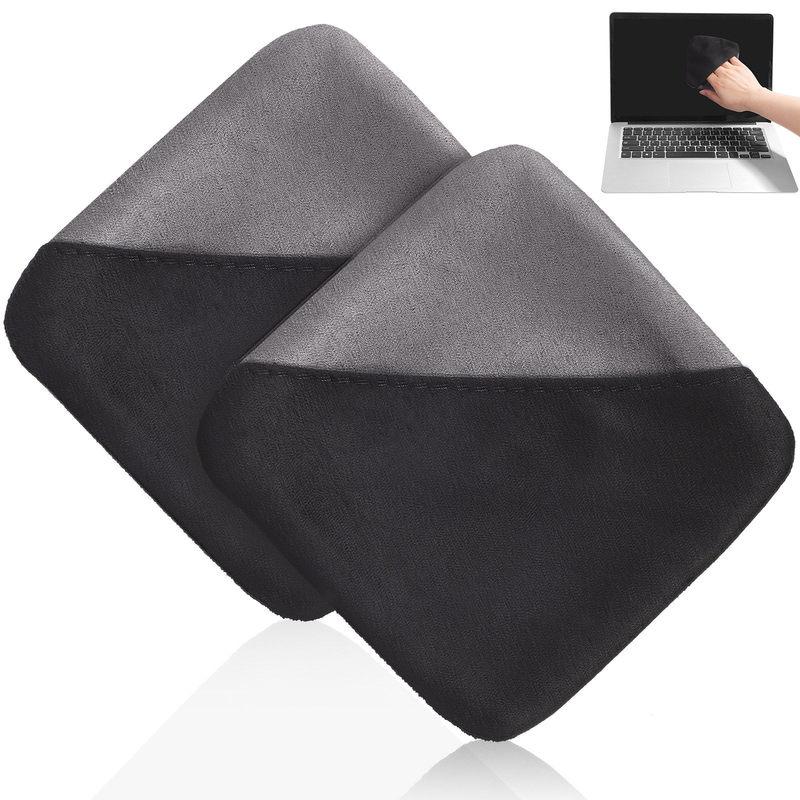 2Pcs Cleaning Cloth Pads Non Scratch Screen Cleaner for Electronics Touch Screen Lens Car Interior Wipes Microfiber Cloths
