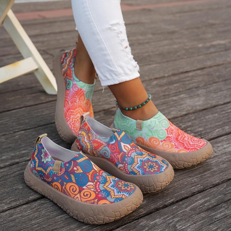 Thick Sole Platform Hidden Heel Casual Slip On Breathable Sports Shoes For Women