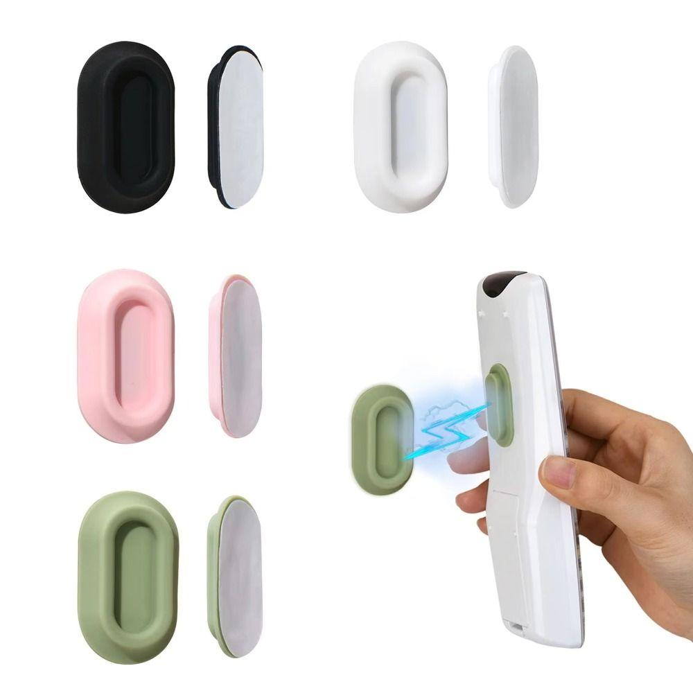 Wall-mounted Magnetic Control Holder Traceless Magnetic Sticker Hook Remote Control Organizers