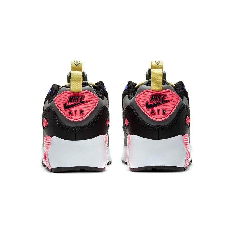 Nike Детские кроссовки Air Max 90 Toggle PS Smoke Grey Sunset Pulse Черный металлик-серебристый CV0064-004