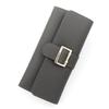 Ladies Pu Leather Slim Wallet With Three Fold Design For Daily Use