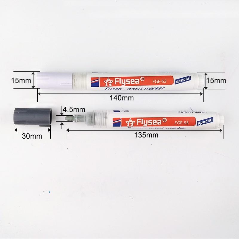 New Home Decor Tile Marker Repair Wall Pen White Grout Marker Odorless Non Toxic for Tiles Floor