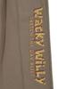 WACKY WILLY Pigment Typography Sweatpants Khaki