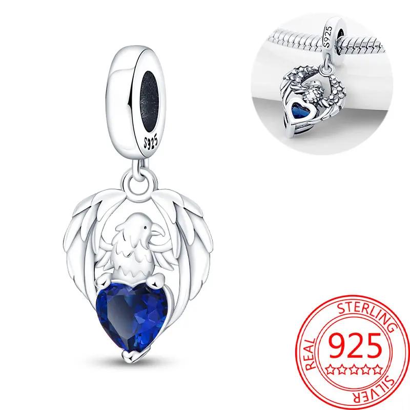 Exquisite Copper Little Monkey Embracing Red Heart Pendant Fit Bracelet Necklaces Party Pairing With Handmade Gifts