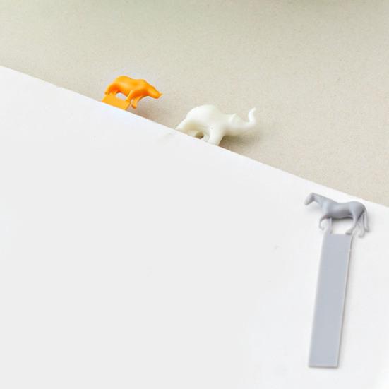 5 шт. мультяшных закладок с животными для детей, студентов, портативные, милые, резиновые, маркеры для страниц книги для нахождения места чтения, награда студентам, учительские