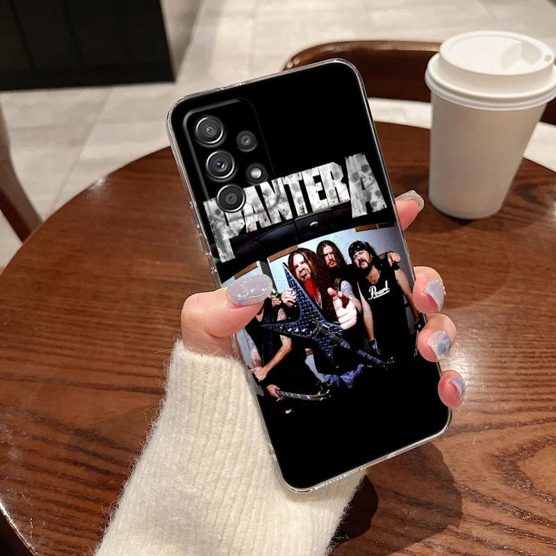 Чехол для телефона Pantera Rock Band Darrell для Samsung Galaxy A55 A54 A52 A53 A15 A14 A13 A21S A23 A51 A34 A35 A33 A32 A72 Прозрачный чехол