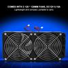 240MM Computer CPU Water Cooling Cooler Heat Row Radiator with Dual Fan 18 Tubes