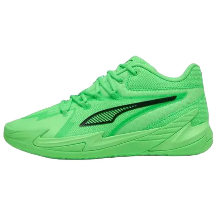 Puma Dagger Versatile Comfortable Non-Slip Durable Mid-Top Basketball Shoes Unisex Sneakers Green 311353-04