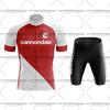 Мужской комплект велосипедной одежды Cannondale Профессиональные велосипедные майки Велосипедные шорты с лямками Велосипедные шорты