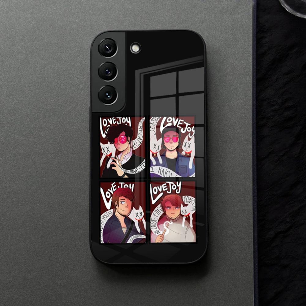 Мультяшный Чехол для Телефона Lovejoy Band Стекло Для Samsung Galaxy S21 S26 S25 S22 S20 S24 S23 Ultra Fe Plus A16 A34 A54 A24 Coque