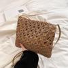 Fashion Summer Straw Crossbody Bag Women Beach Bag Shopping Woven Shoulder Handbag Messenger Purse