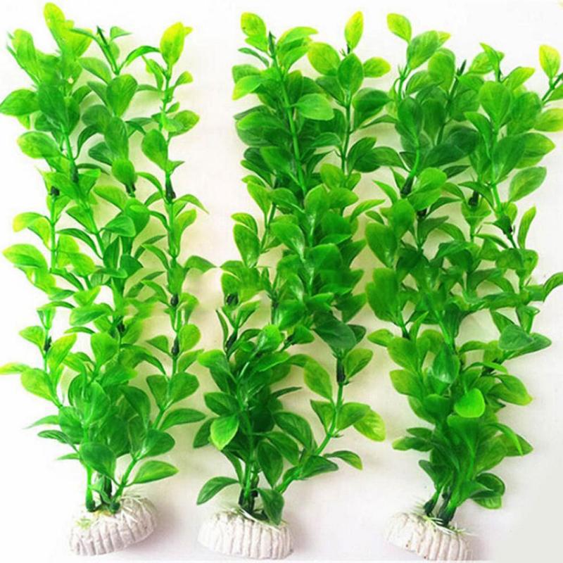 25cm Artificial  Ornaments Simulation Fake Water Plants Micro Landscape Aquarium Fish Tank Bottom
