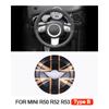 1PCS Car Steering Wheel Center Panel Car Sticker Night Jack For MINI Cooper R50 R52 R53 For Mini Cooper Interior Accessories