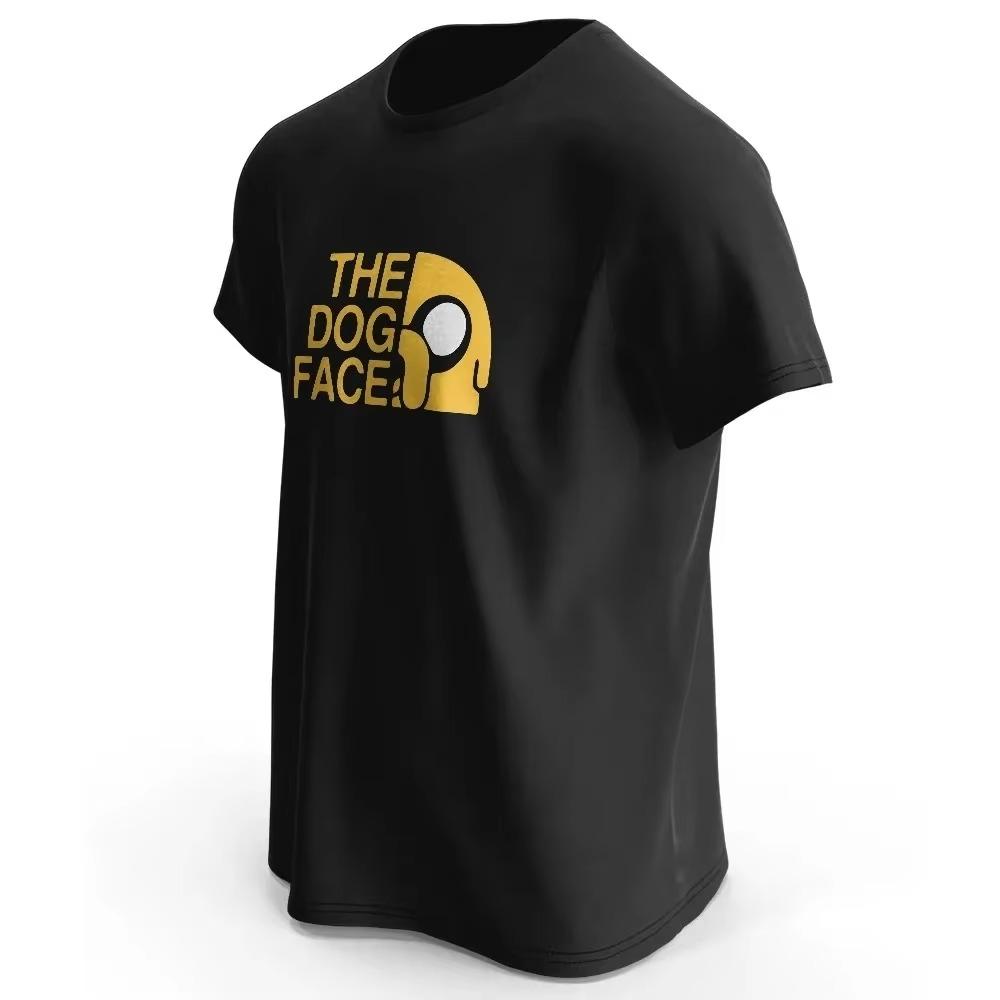 Новая модная футболка для мужчин, топы Y2K, брендовая футболка с принтом Jake The Dog, летняя футболка с коротким рукавом, женская мода, топы с круглым вырезом