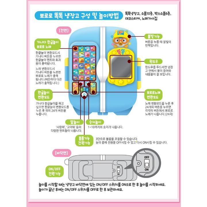 Умный холодильник Pororo, детская игрушка