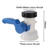 ABBP-IBC Tank Container Tote Tank Dn75mm Tank Butterfly Valve Plastic Water Drain Adapter Connection Valve