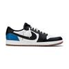 Jordan X Travis Scott Air Jordan 1 Синий Хвост Крючок 7.0 Низкие Нескользящие Низкие Винтажные Баскетбольные Кроссовки Женские DZ4137-700(Команда1897-)