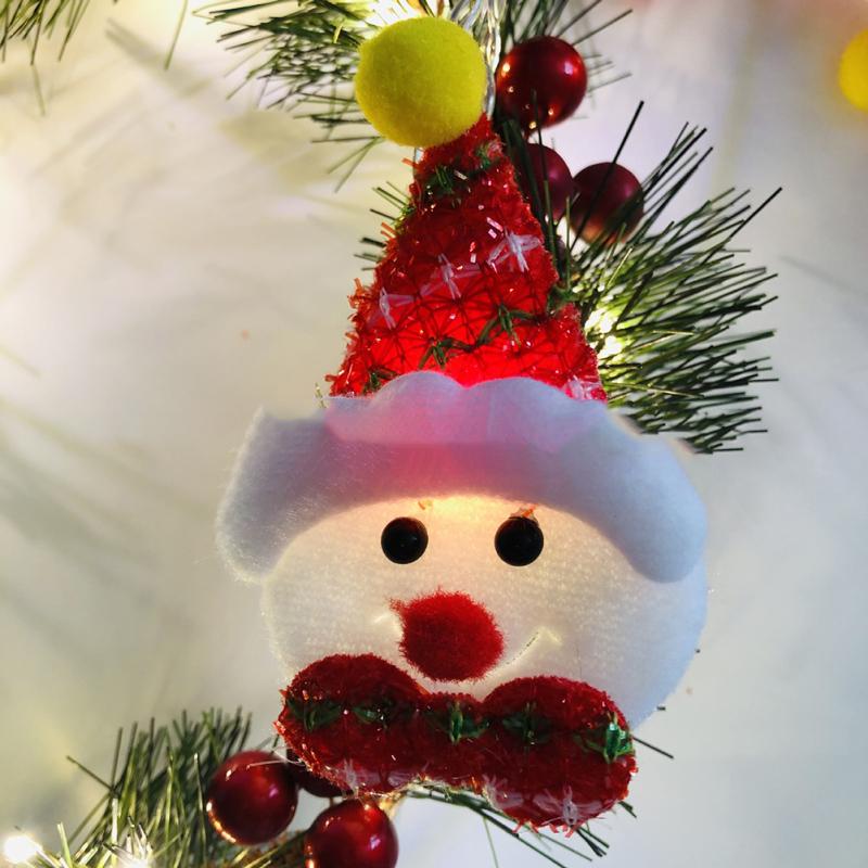 Christmas Snowman Led String Light Energy-saving Christmas Tree Lantern Ornaments For Home