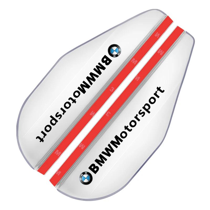 2Pcs Car Rear View Side Mirror Rain Board Eyebrow Guard Sun Visor Sticker For BMW M Performance E90 F20 E46 G30 G20 G05 G11 E48