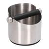 Stainless Steel Coffee Grounds Bucket Rubber Base Stainless Steel Knock Box  Espresso Making
