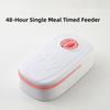 Pet Automatic Feeder Timed Quantification Separate Bowls for Dry Wet Feeding Easy To Clean Short-distance Travel Home Use