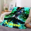 Customiz Name Personality Genshin Impact characters  Blanket Soft &Warm Sofa Office Bed Travel Lunch Break Blanket, Gift Suitable All Seasons
