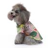 Spring and Summer Daisy Print Shirt Pet Hawaiian Shirt Pet Dog Clothes Pet Dog Beach Plaid Shirt