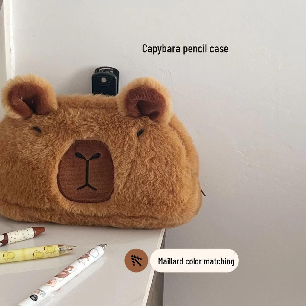 Большая плюшевая пенал-собачка Пача с японским мультяшным рисунком для учеников средней школы