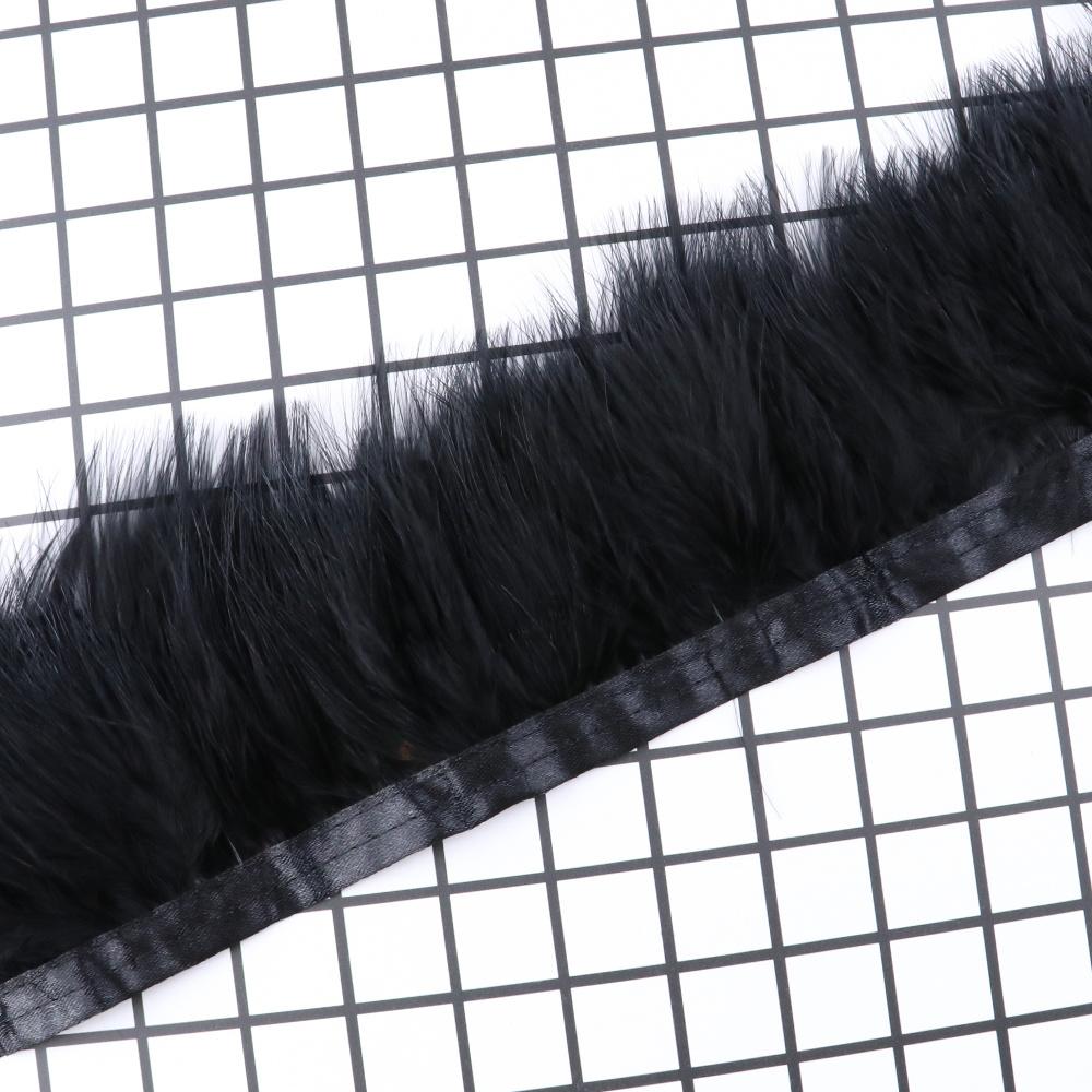 8-10Cm Marabou Turkey Feathers Trim Ribbon Diy Crafts Wedding Party Decor Sewing Clothing Accessories Handmade Home Plume Decor