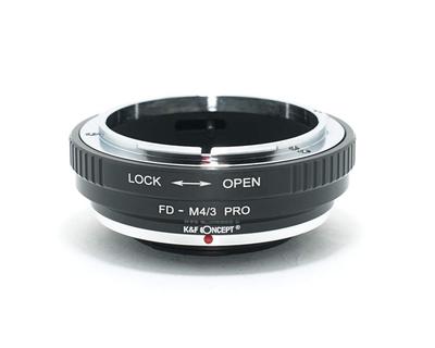 CONCEPT Адаптер PRO для объектива Canon FD на крепление Micro Four Thirds с салфеткой для протирки линз K&F m4/3 fd-m43-pro (KFM43PRO)