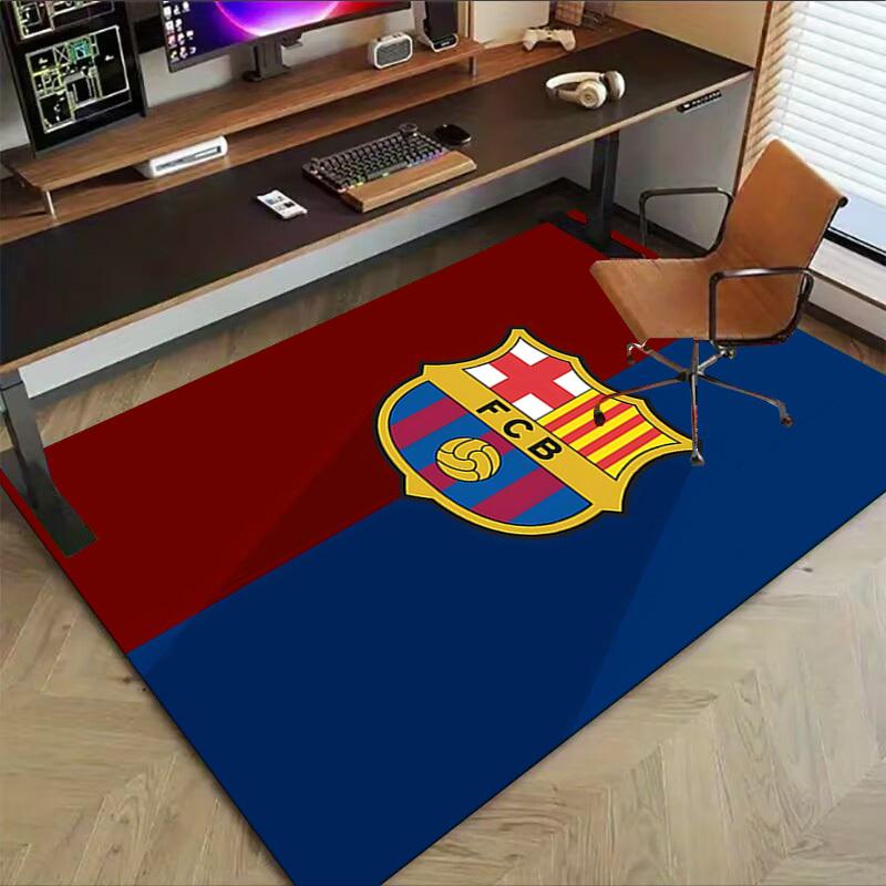 1 шт. Ковер для пола FC Barcelona Extra Large, нескользящий, для офиса, семьи, спальни, студии, ковер большого размера, ковер для помещений