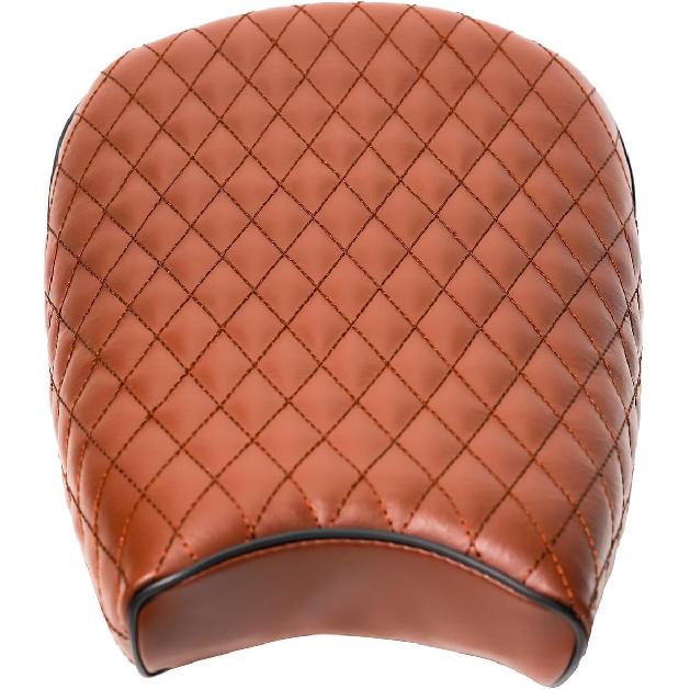 JMCHstore Brown Diamond Stitch Retro Seat Cover for Coleman ct200uex Mini Bike 196cc, Hisun ct200u-ex 200cc Trail Bike Cushion Replacement Parts