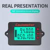 Single Screen Battery Coulomb Meter 8V to 120V Precise Amp Meter for Efficient Charging Management