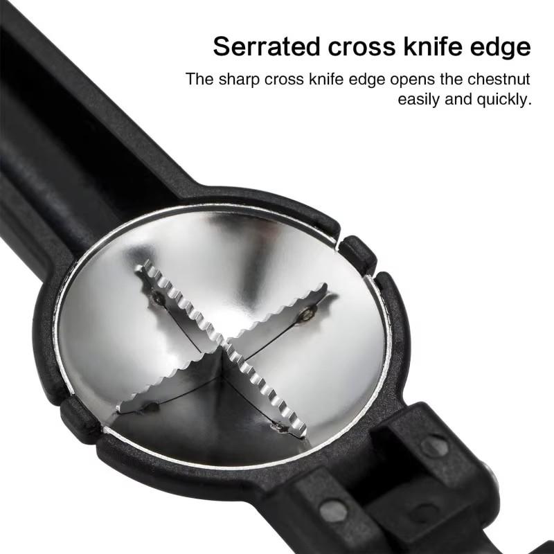 Машина для резки каштанов Кухонные принадлежности Нержавеющая сталь Каштановый орехорез Ножницы для орехов Зажим для орехов Щипцы для грецкого ореха Кухонные инструменты