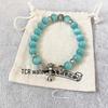 Chrome Hearts Unisex Cat's Eye Beaded Cross Bracelet - Vintage Birthday/Christmas Gift
