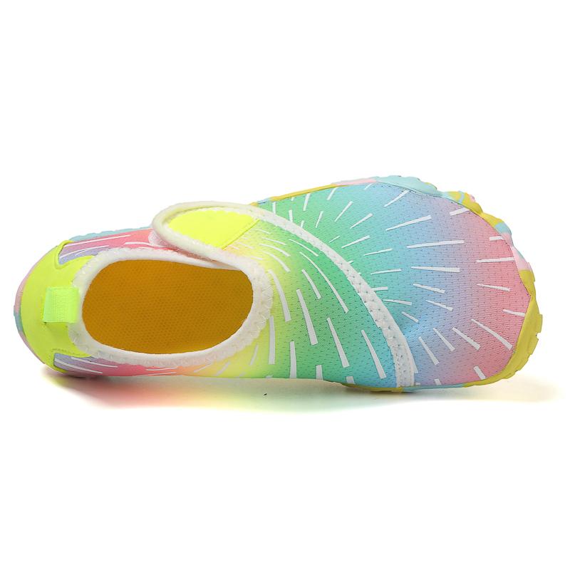 Детская водная обувь Детская аква-обувь Дренажные пляжные спортивные сандалии Быстросохнущие плавание босиком Кроссовки для катания на лодках, дайвинга и серфинга