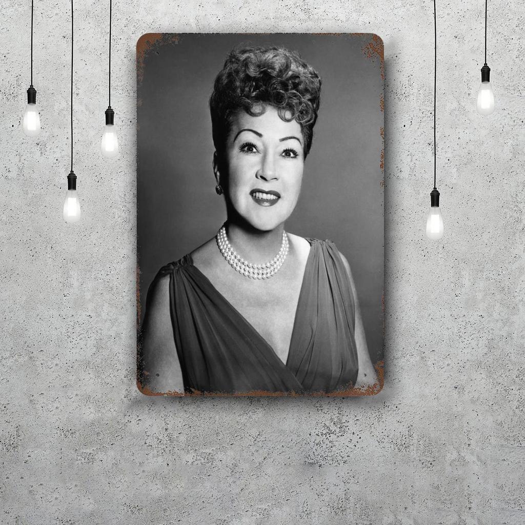 Ethel Merman Classic Poster Rusty Metal Plaque Retro Decorative Plate Bar Man Cave Garage Club Metal Sign Wall Decoration