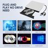 USB3.0 Type-c External CD DVD RW Drive Burner Portable DVD Player Reader Optical Drives For Laptop PC Windows11 10 Mac Linux OS