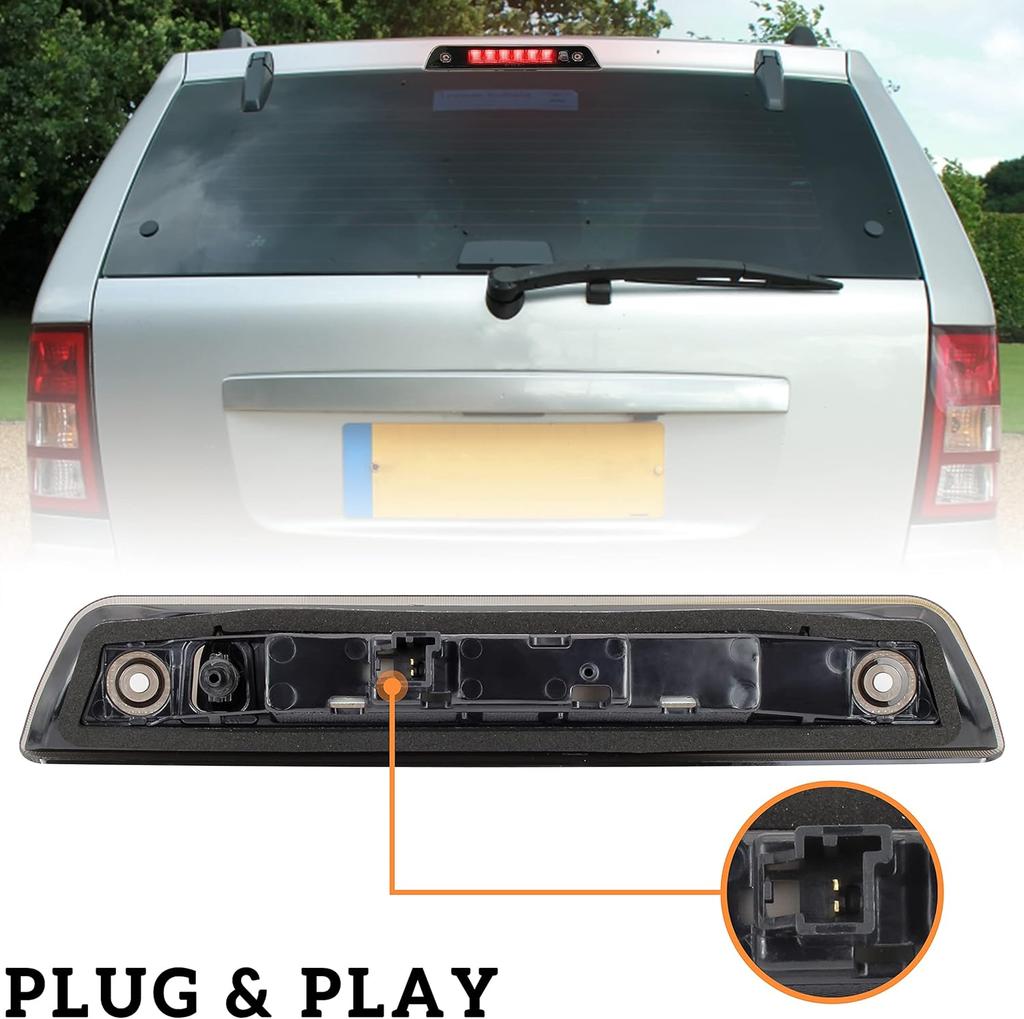 55157397AA 55157397AC Черный 3-й светодиодный стоп-сигнал Задний фонарь для Jeep Grand Cherokee 2005 2006 - 2010 55157397AD 55157397AB