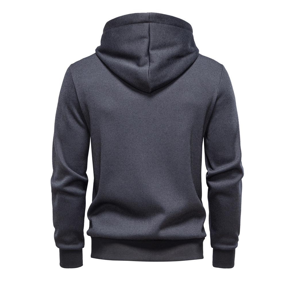 Callaway 2025 Autumn and Winter Embroidery New Men's Hooded Sweatshirt with Plush Insulation, High-quality Color Blocked Men's Top