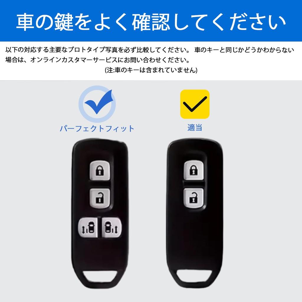 [WiiLemz] Key Case Compatible N-BOX JF1 JF2 JF3 JF4 Honda New Step Wagon NBOX
