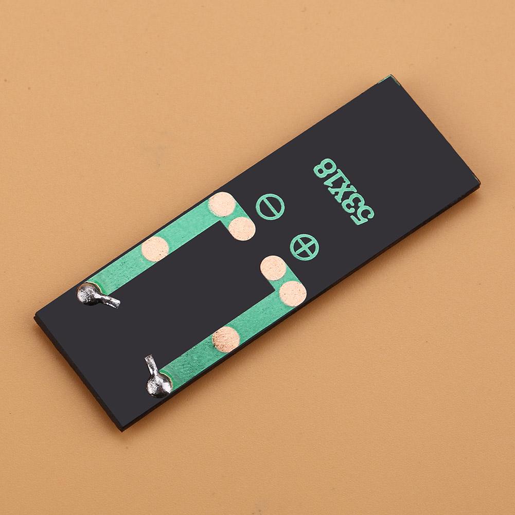 10 шт. 0,5 В 100 мА Мини Портативная Поликристаллическая Солнечная Панель DIY Модуль Питания Зарядное Устройство 53*18 ММ