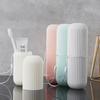 Portable Toothbrush and Mouthwash Cup Set with Large Storage for Toothpaste