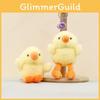 Cute Yellow Chicken Plush Toy With Keychain For Bag Decoration And Collectible Use